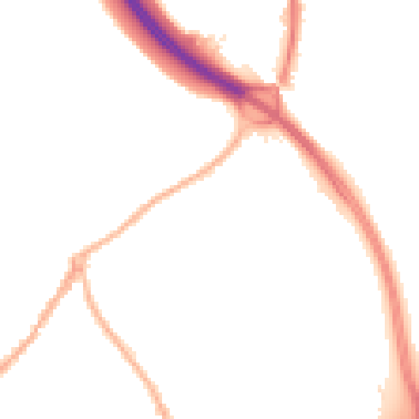Night-time road noise heatmap for ST5 0DZ