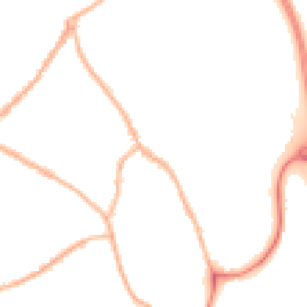 Night-time road noise heatmap for ST5 0EP