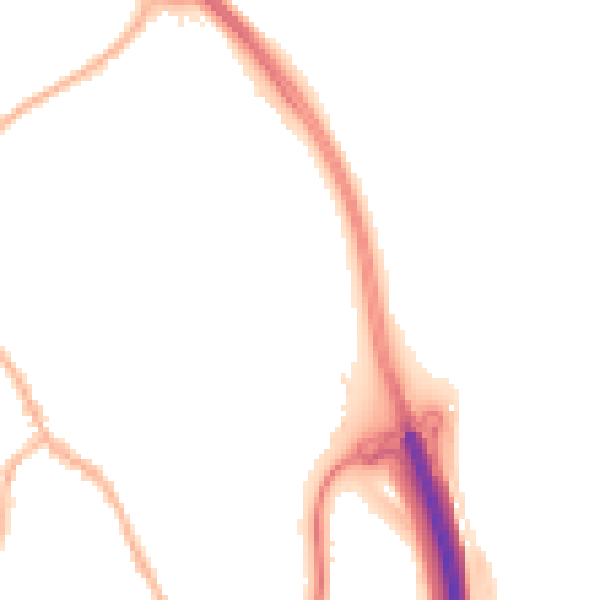 Night-time road noise heatmap for ST5 0GB