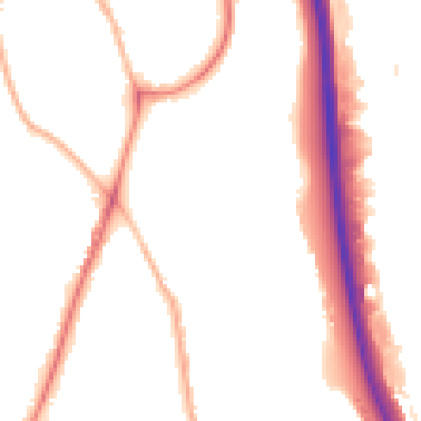 Night-time road noise heatmap for ST5 0JL