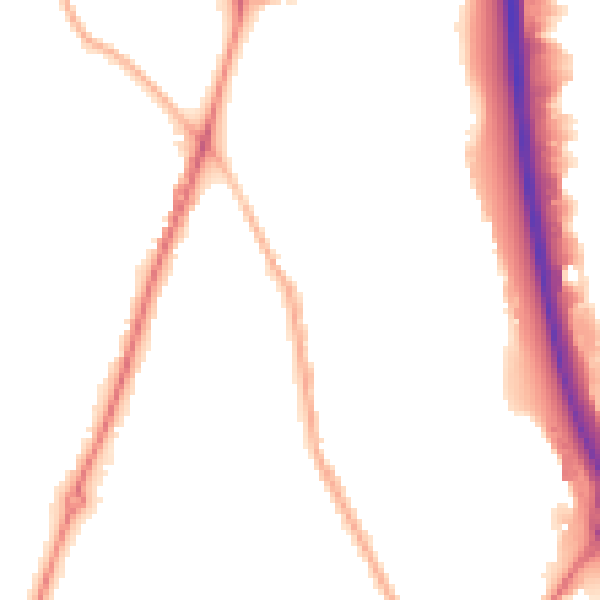 Night-time road noise heatmap for ST5 0PT