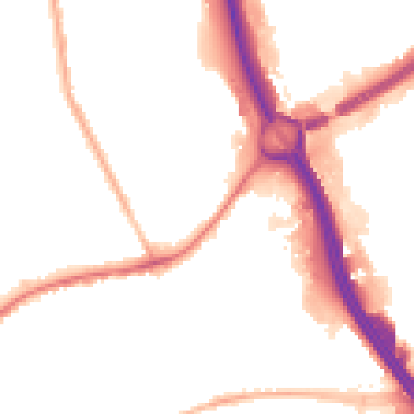 Night-time road noise heatmap for ST5 0QQ