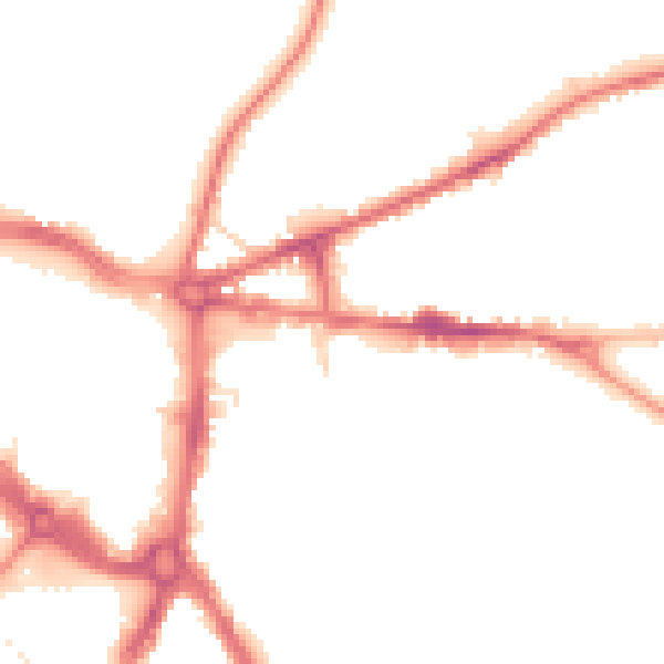 Night-time road noise heatmap for ST5 1HH