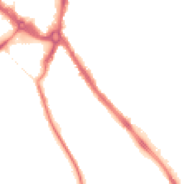 Night-time road noise heatmap for ST5 1LZ