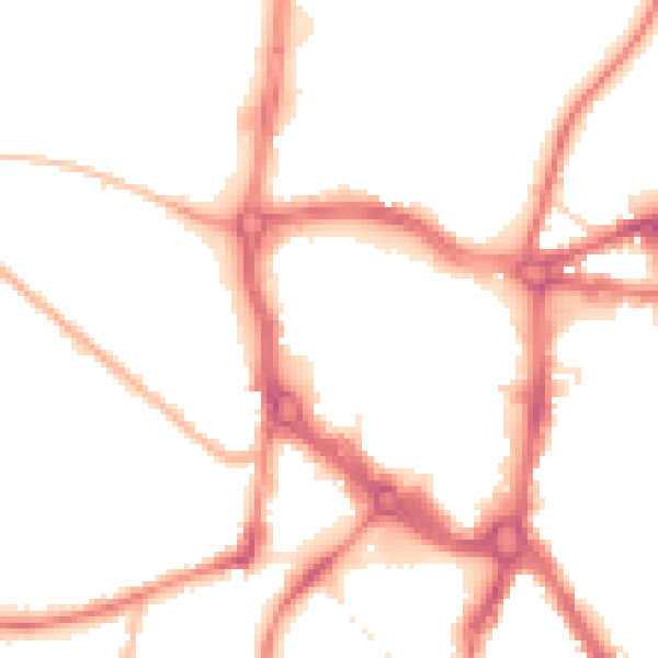 Night-time road noise heatmap for ST5 1RA