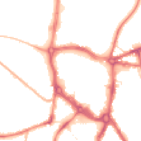 Night-time road noise heatmap for ST5 1RB
