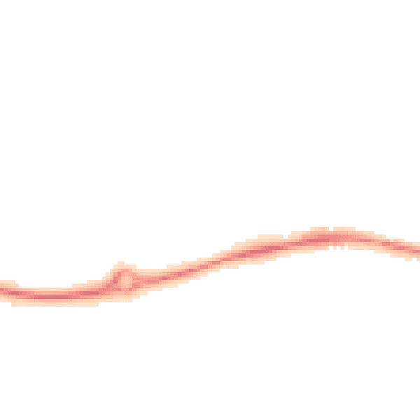 Night-time road noise heatmap for ST5 2FJ