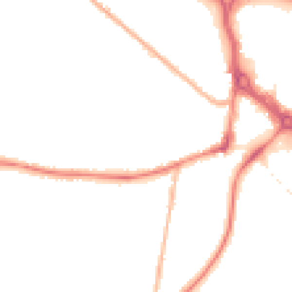 Night-time road noise heatmap for ST5 2TP