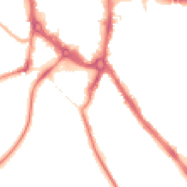 Night-time road noise heatmap for ST5 3AA
