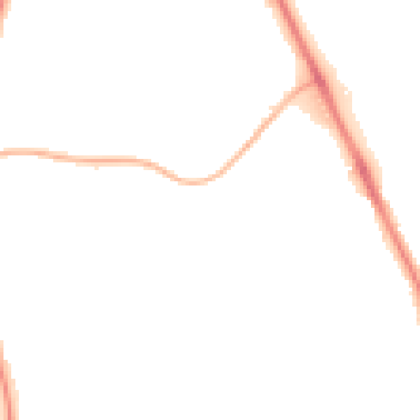 Night-time road noise heatmap for ST5 3AD