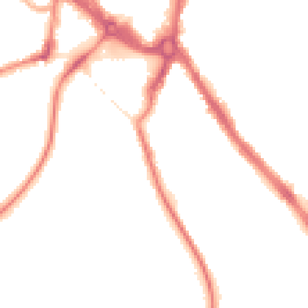 Night-time road noise heatmap for ST5 3AF