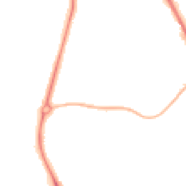 Night-time road noise heatmap for ST5 3AS