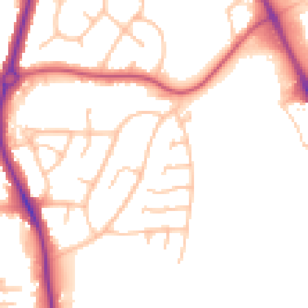 Daytime road noise heatmap for ST5 3DR
