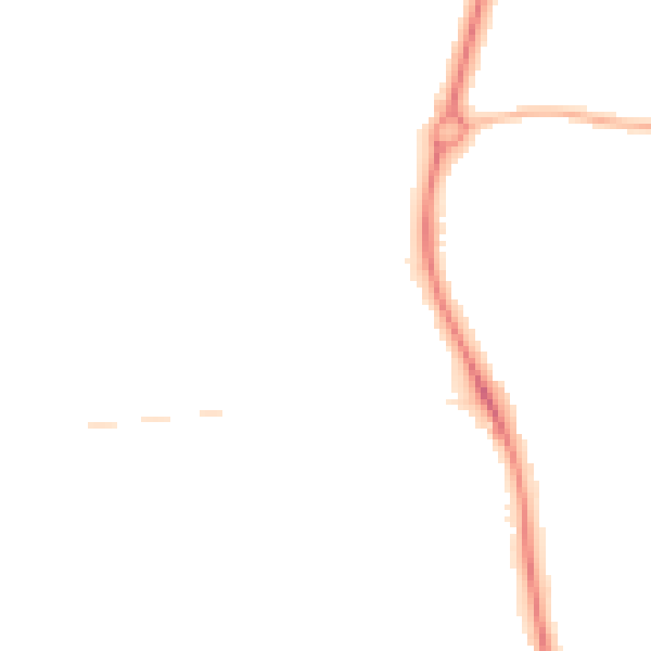Night-time road noise heatmap for ST5 3HL