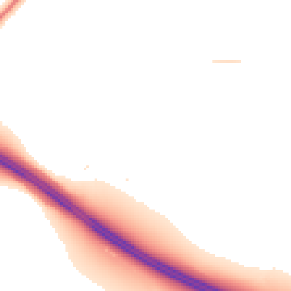 Night-time road noise heatmap for ST5 3TY