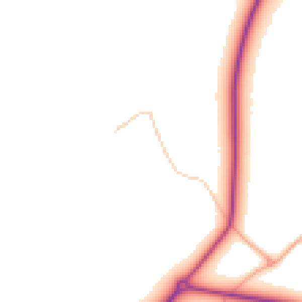 Daytime road noise heatmap for ST5 4DS