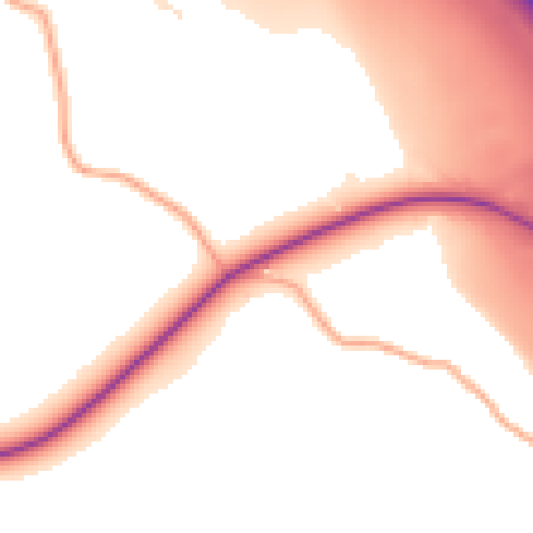 Daytime road noise heatmap for ST5 4DY