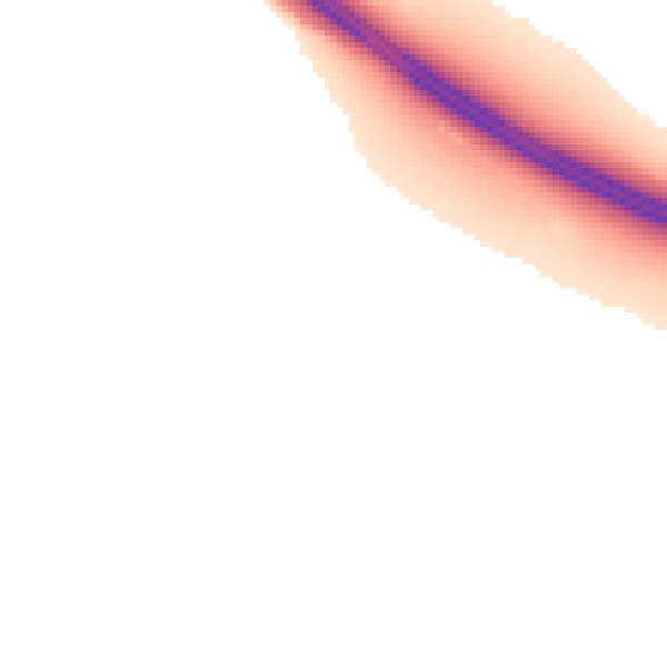 Night-time road noise heatmap for ST5 4DZ