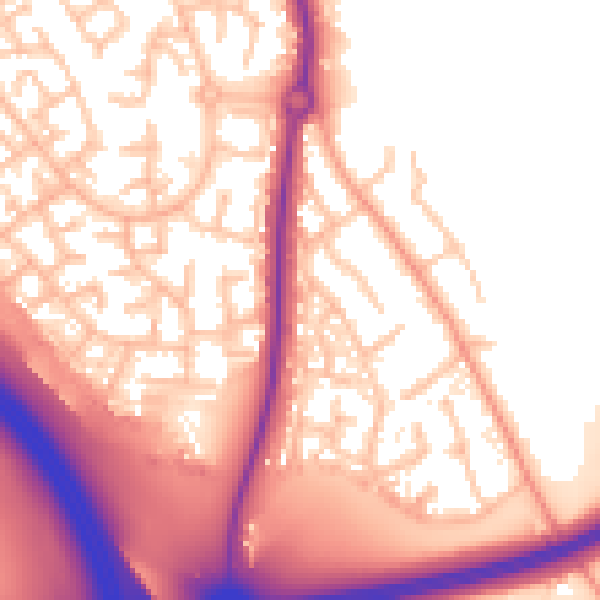 Daytime road noise heatmap for ST5 4HR
