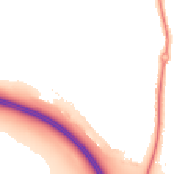 Night-time road noise heatmap for ST5 4JA