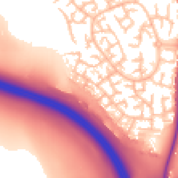Daytime road noise heatmap for ST5 4LG
