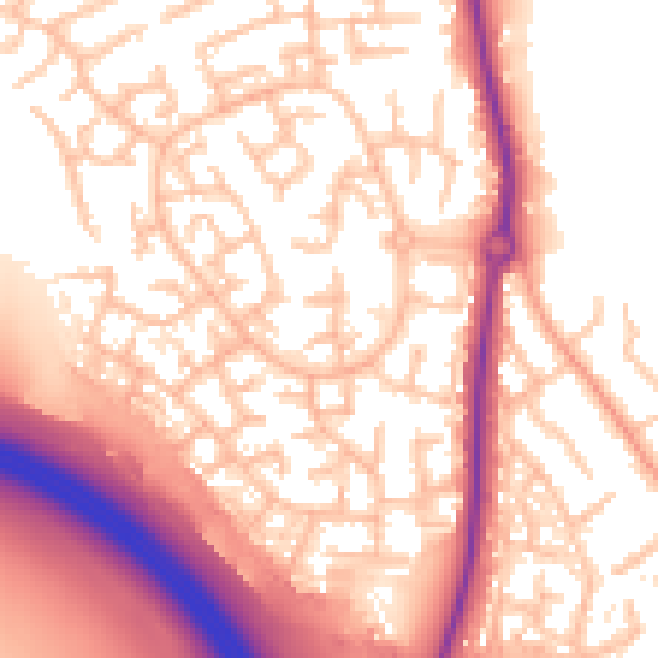Daytime road noise heatmap for ST5 4LP