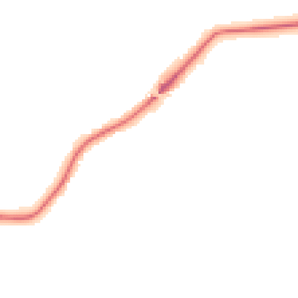 Night-time road noise heatmap for ST5 5DG