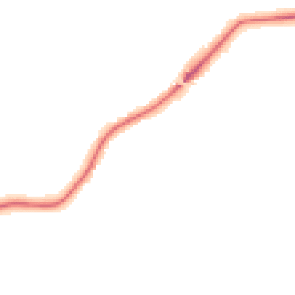 Night-time road noise heatmap for ST5 5DJ