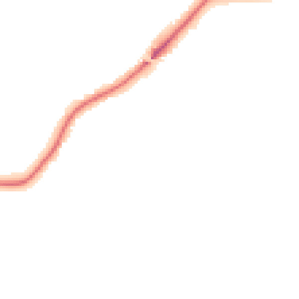 Night-time road noise heatmap for ST5 5DL