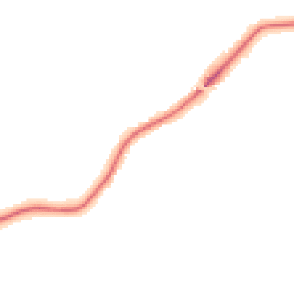 Night-time road noise heatmap for ST5 5DN
