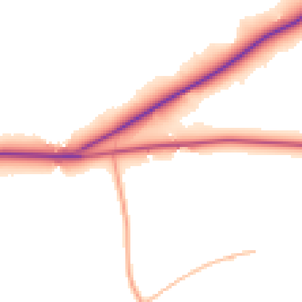 Daytime road noise heatmap for ST5 5EG