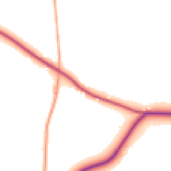 Daytime road noise heatmap for ST5 5EH