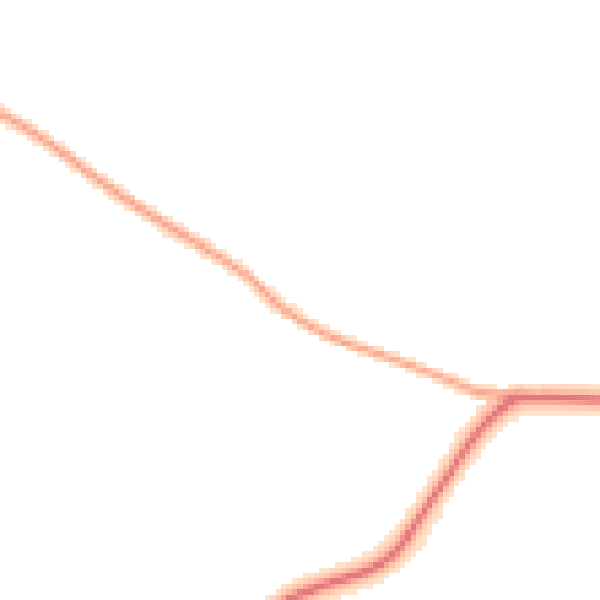 Night-time road noise heatmap for ST5 5EH