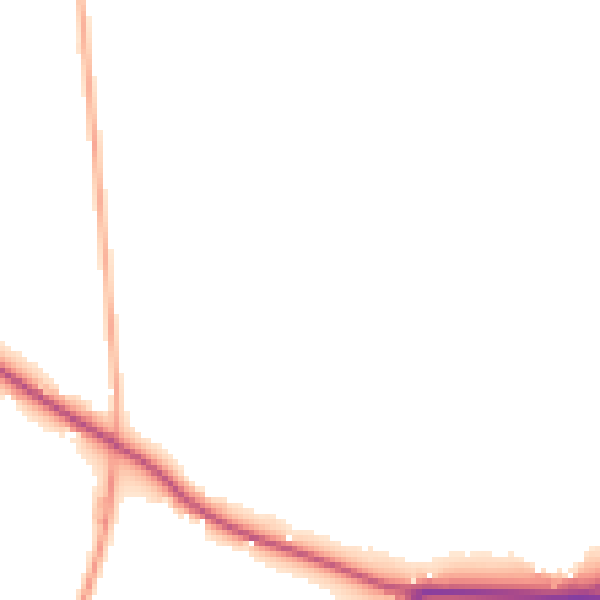 Daytime road noise heatmap for ST5 5EJ