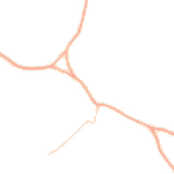 Daytime road noise heatmap for ST5 5JN