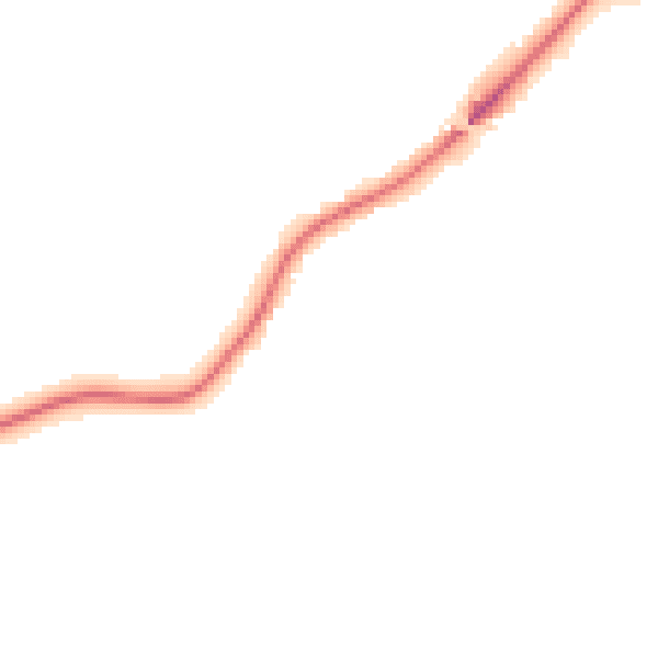 Night-time road noise heatmap for ST5 5LJ