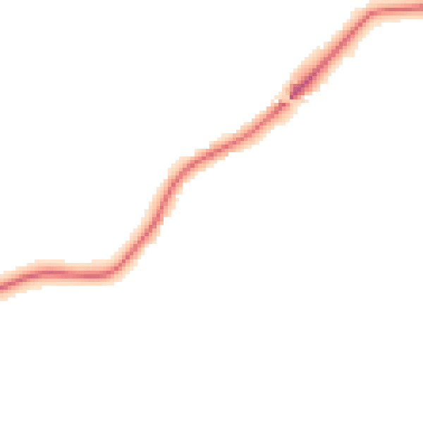 Night-time road noise heatmap for ST5 5LL
