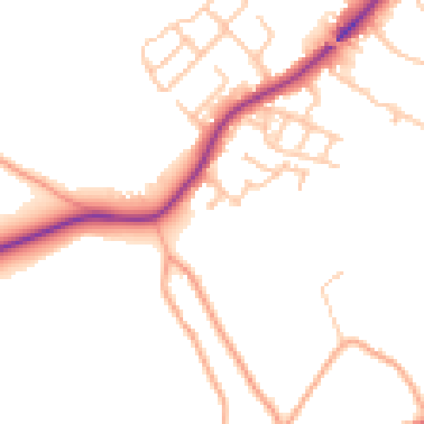 Daytime road noise heatmap for ST5 5LP