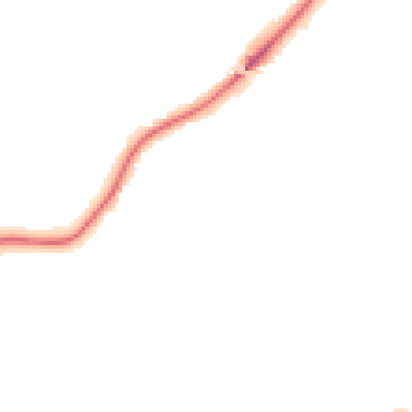 Night-time road noise heatmap for ST5 5LW