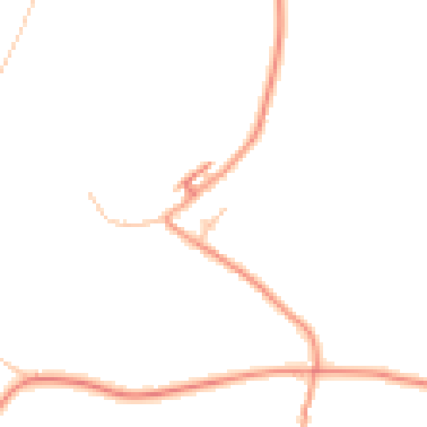 Daytime road noise heatmap for ST5 6AR
