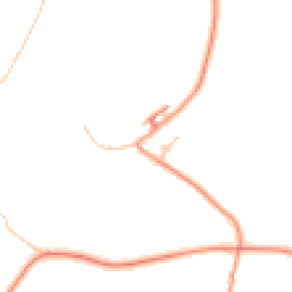 Daytime road noise heatmap for ST5 6AS