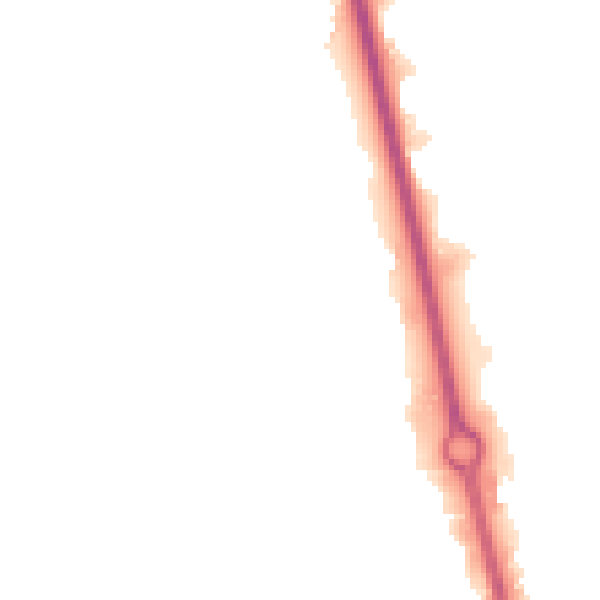 Night-time road noise heatmap for ST5 7AT