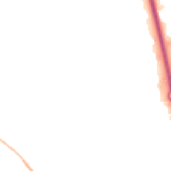 Night-time road noise heatmap for ST5 7BS