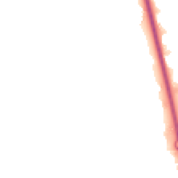 Night-time road noise heatmap for ST5 7DD