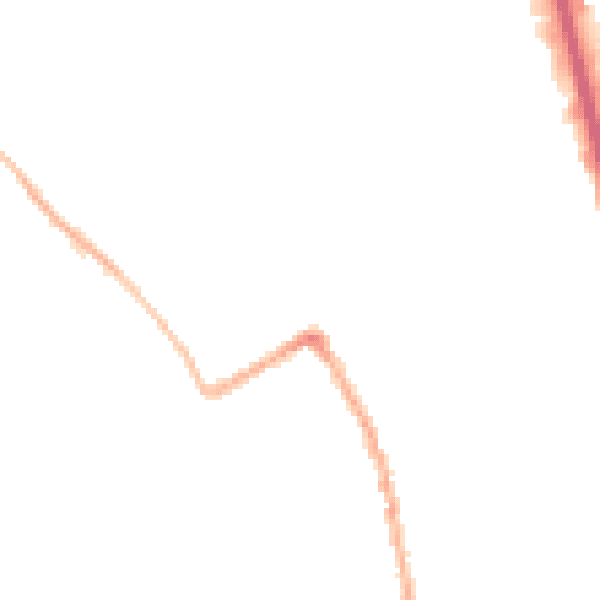 Night-time road noise heatmap for ST5 7EA