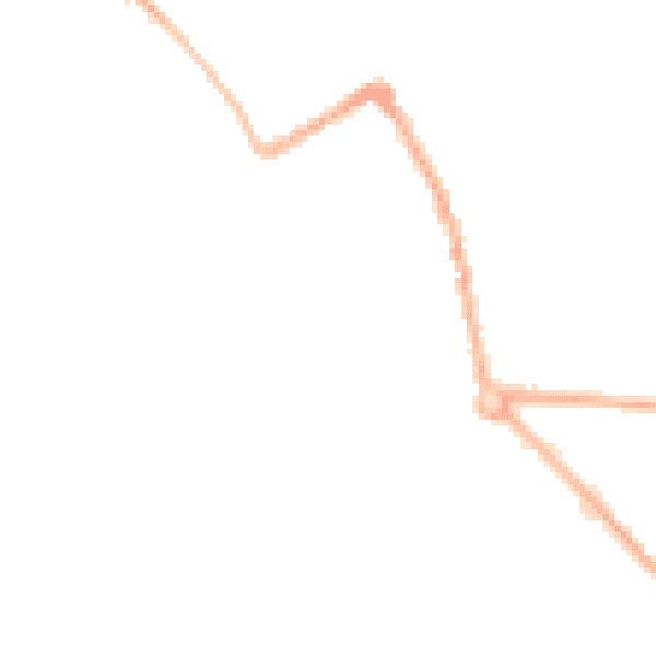 Night-time road noise heatmap for ST5 7LJ