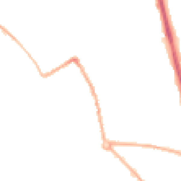 Night-time road noise heatmap for ST5 7LR