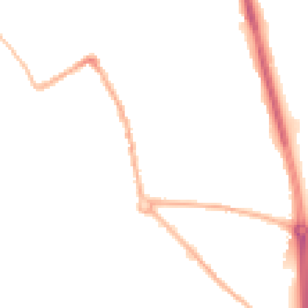 Night-time road noise heatmap for ST5 7PB