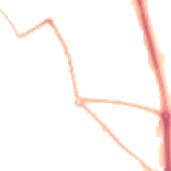 Night-time road noise heatmap for ST5 7PD