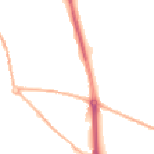 Night-time road noise heatmap for ST5 7PG